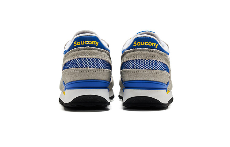 Кроссовки Shadow Original Kids Детские низкие серо-бело-голубые Saucony, голубой — фото 4