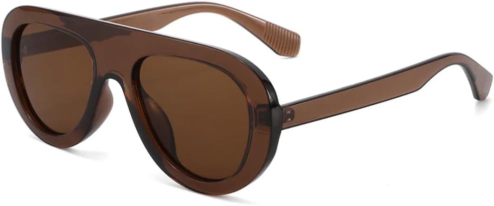 

Солнцезащитные очки с защитой от УФ-излучения UV400 | Круглые, с леопардовым принтом, большие размеры | Линзы конфетных цветов, для занятий спортом на открытом воздухе и вождения DSVIGF, Brown