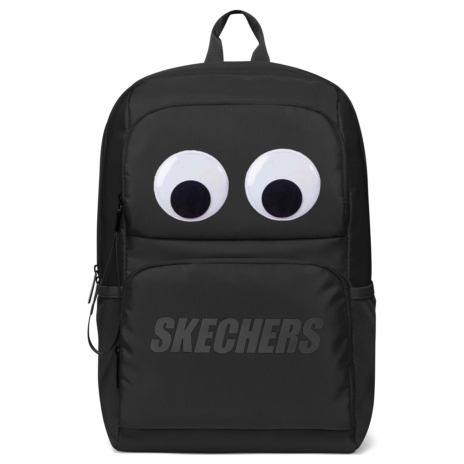 

Футболка Skechers с большими глазами на спине, унисекс, угольно-черная, крупные глаза, индивидуальная упаковка