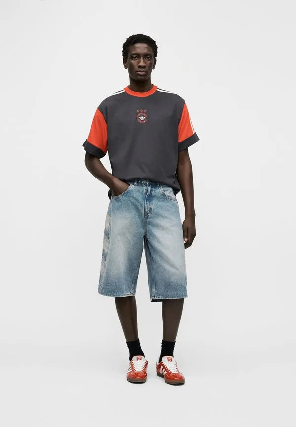 Джинсовые шорты Adidas Originals, Indigo Denim — фото 3