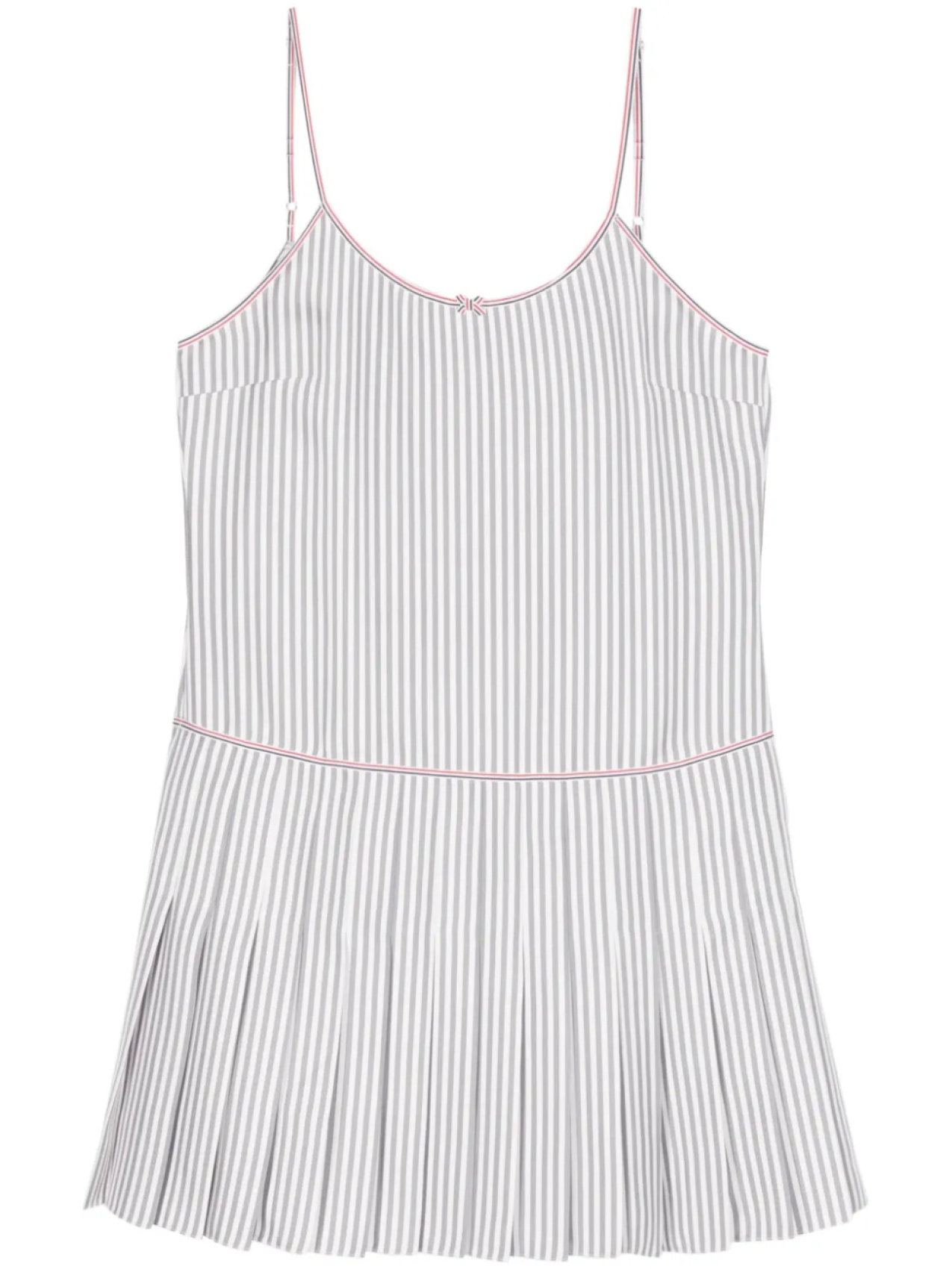

Thom Browne платье мини в полоску, серый