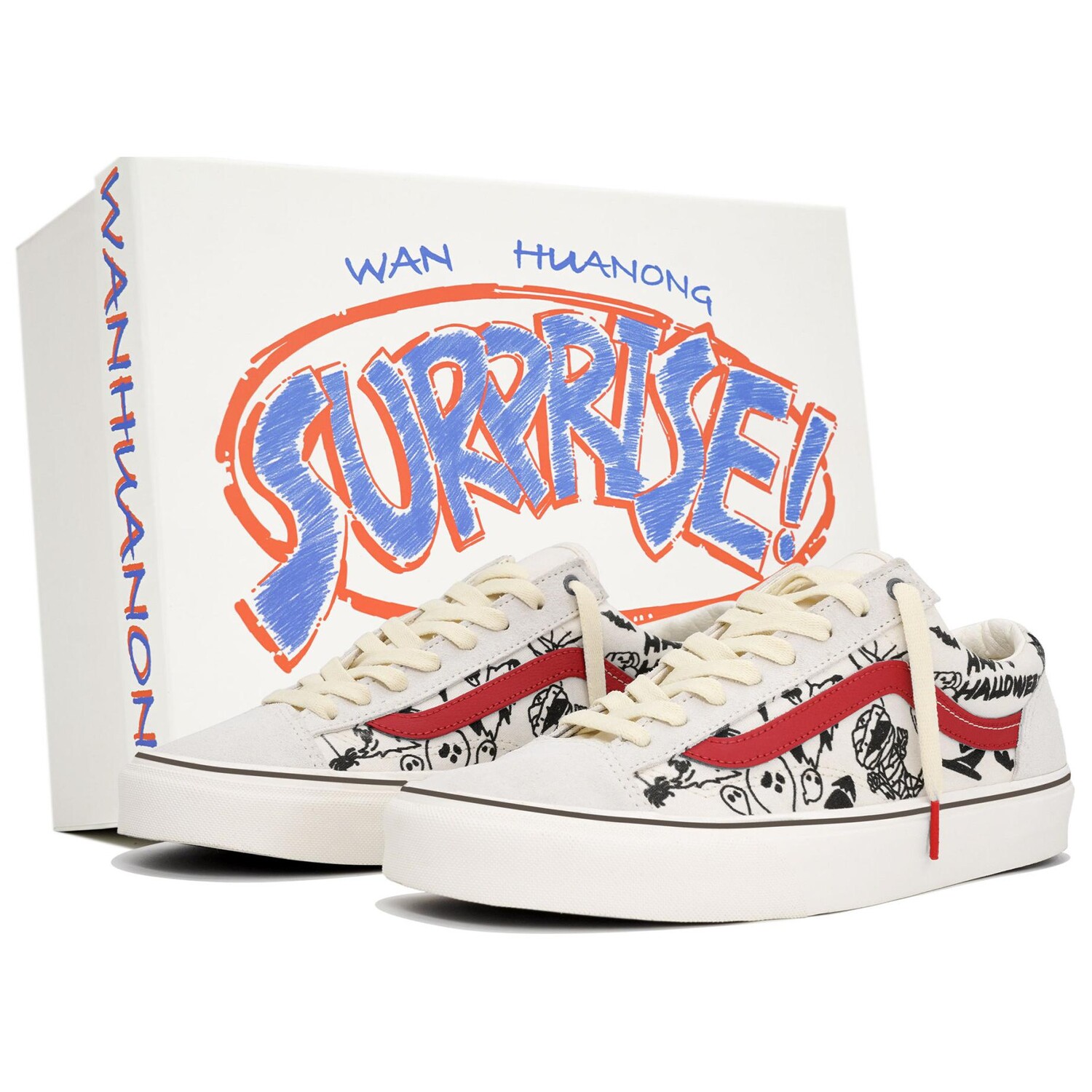 

Стиль 36 Скейтборд Кроссовки Унисекс Низкий Верх Красный/Черный Vans
