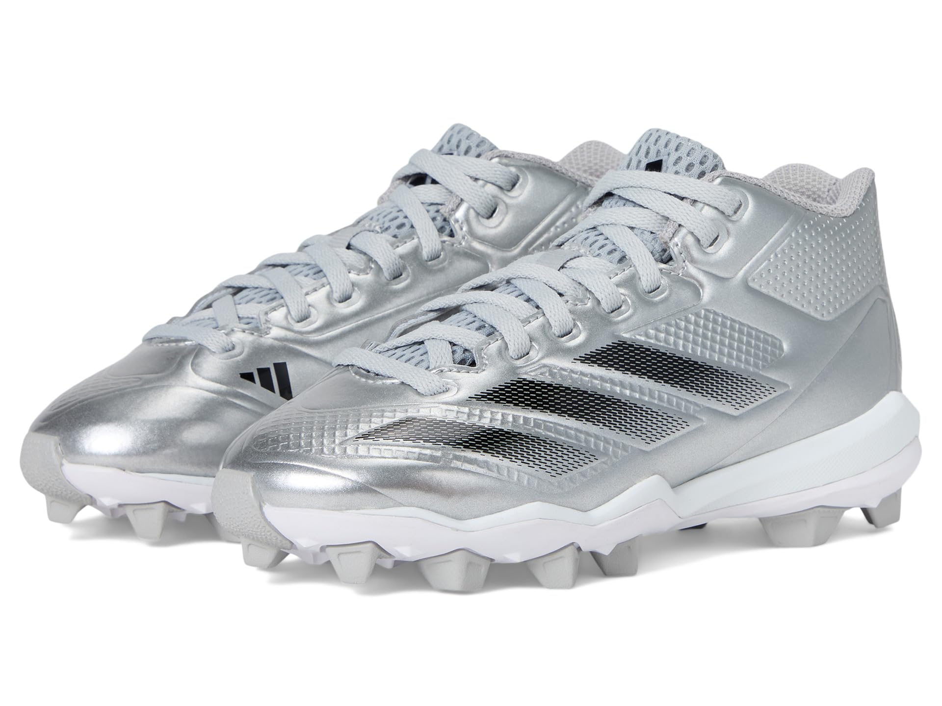 

Кроссовки adidas Kids Adizero Impact Silver Speed Molded Baseball Shoes, цвет Silver Metallic/Black/Grey