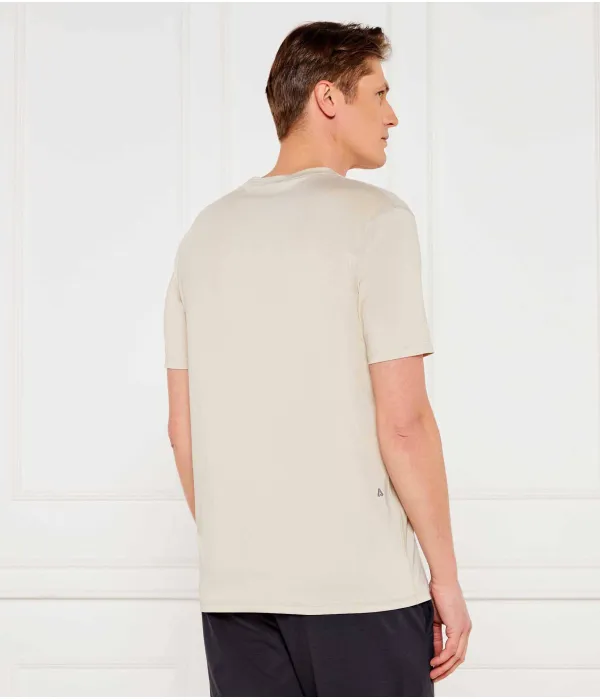 Футболка Active Tee Slim fit Boss Green, бежевый — фото 3