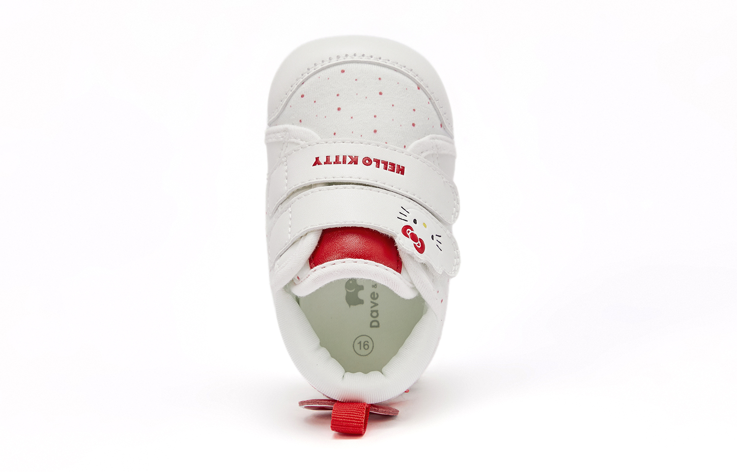 Hello Kitty x Slip, нескользящие, износостойкие детские туфли для младенцев и малышей DAVE&BELLA, экрю — фото 2
