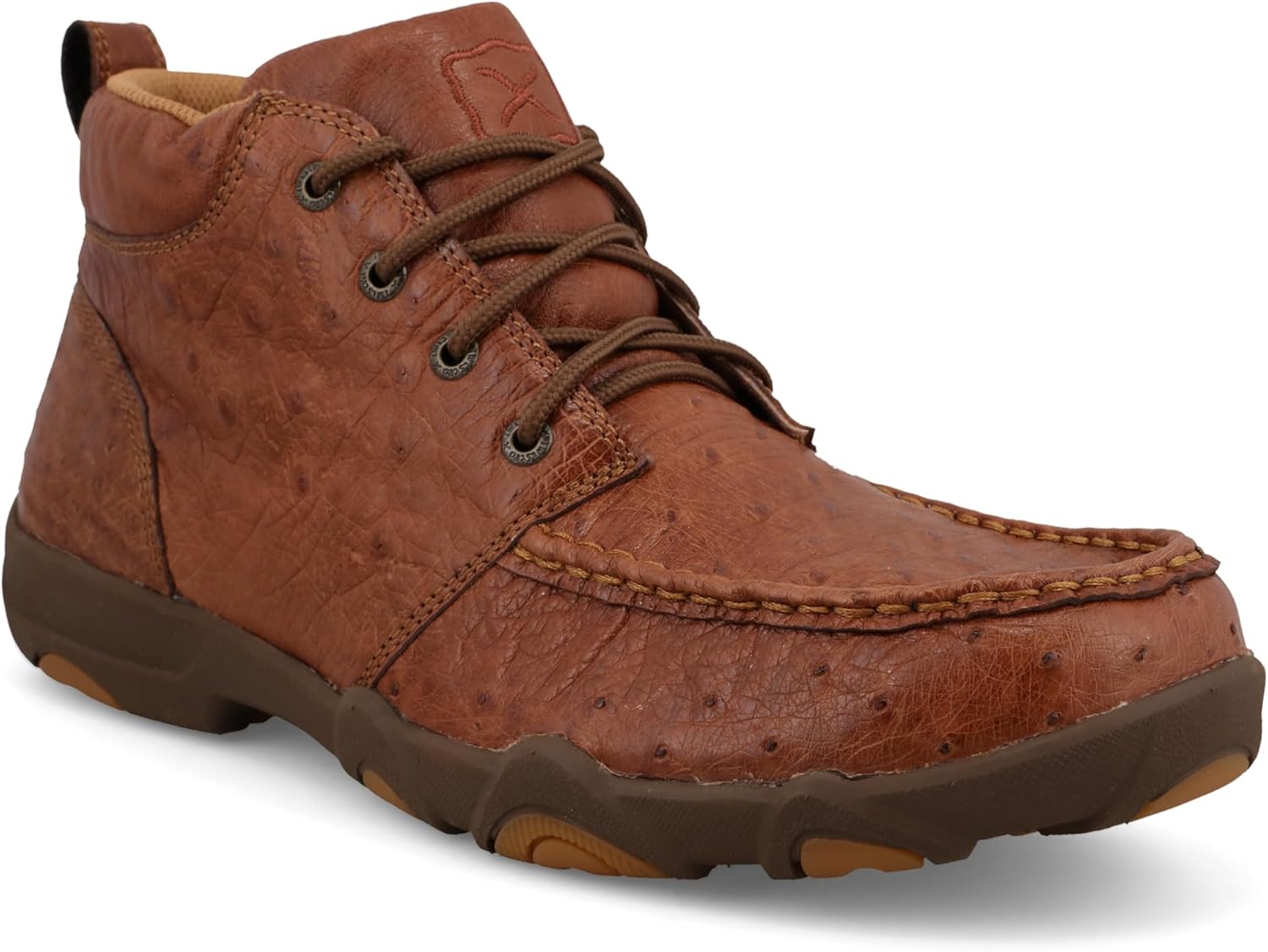 Мокасины для вождения Twisted X Men's Chukka UltraLite X Bomber, Chestnut Ostrich