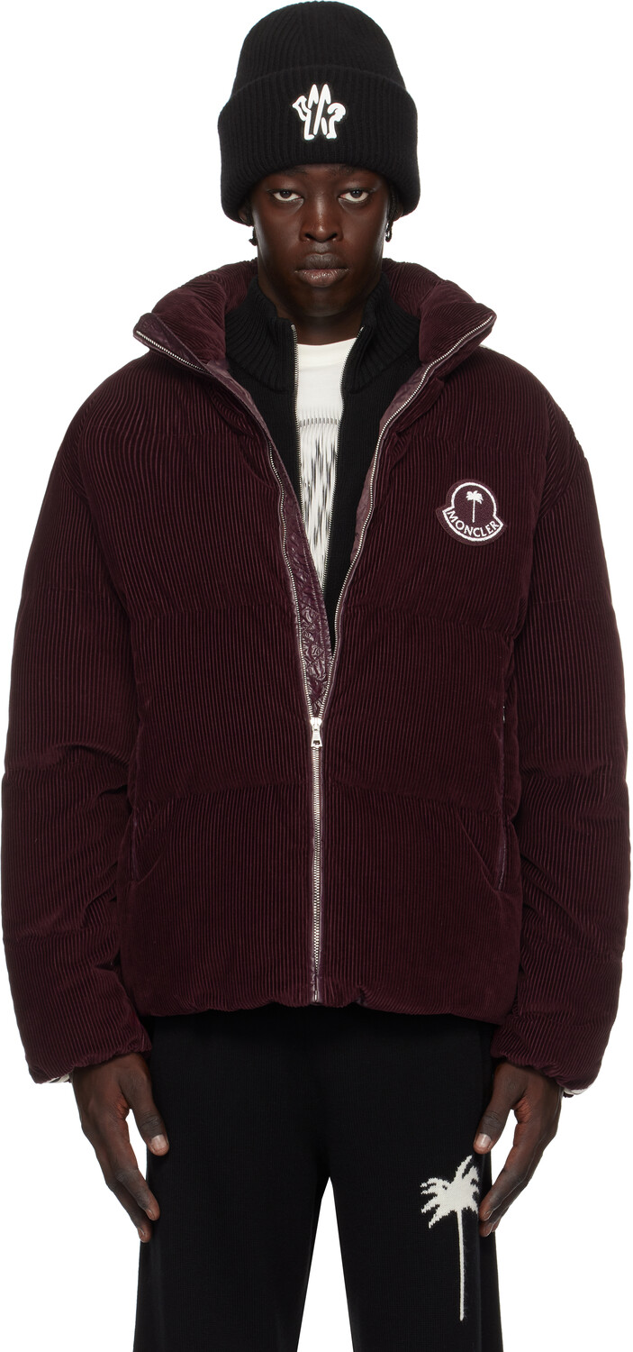

Бордовый пуховик Abrolhos Moncler x Palm Angels Moncler Genius