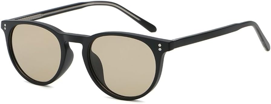 

Модные солнцезащитные очки для женщин, зеленые, серые, коричневые, из ацетата, круглые, солнцезащитные очки для мужчин, защита от ультрафиолета UV400, летний стиль, унисекс WNCKSQ, Black With Brown