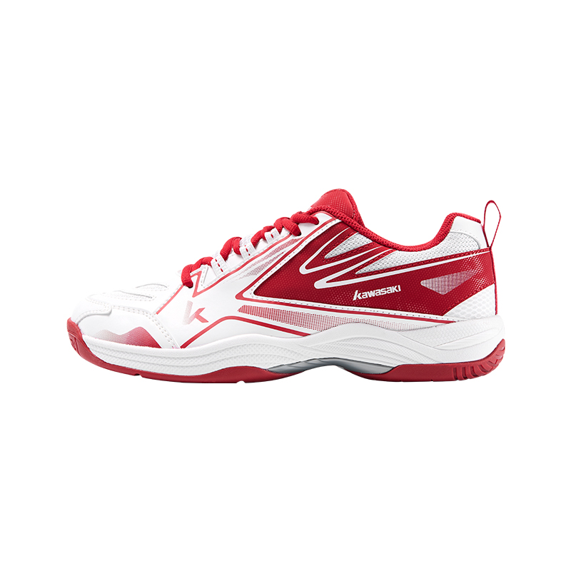 

Легкие теневые амортизирующие износостойкие низкие кроссовки для бадминтона unisex Kawasaki, белый