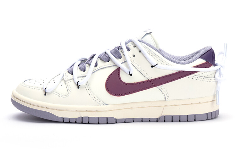 

Кроссовки Nike Dunk Skateboard Shoes Women's Low-Top White Purple