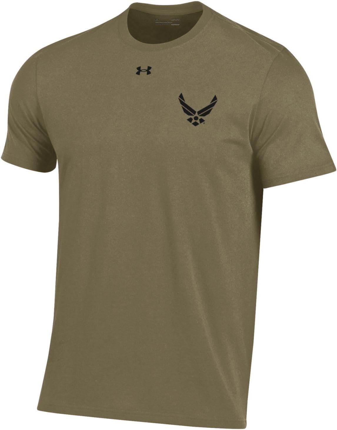

Футболка из хлопка с логотипом ВВС США Under Armour, Tan, Бежевый, Футболка из хлопка с логотипом ВВС США Under Armour, Tan