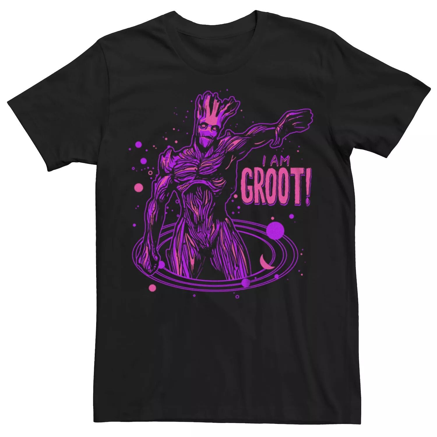 

Мужская футболка Marvel Guardians Of The Galaxy Giant Groot In Space с рисунком Licensed Character