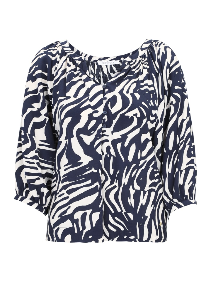 

Блузка BETTY & CO, цвет dark blue/nature