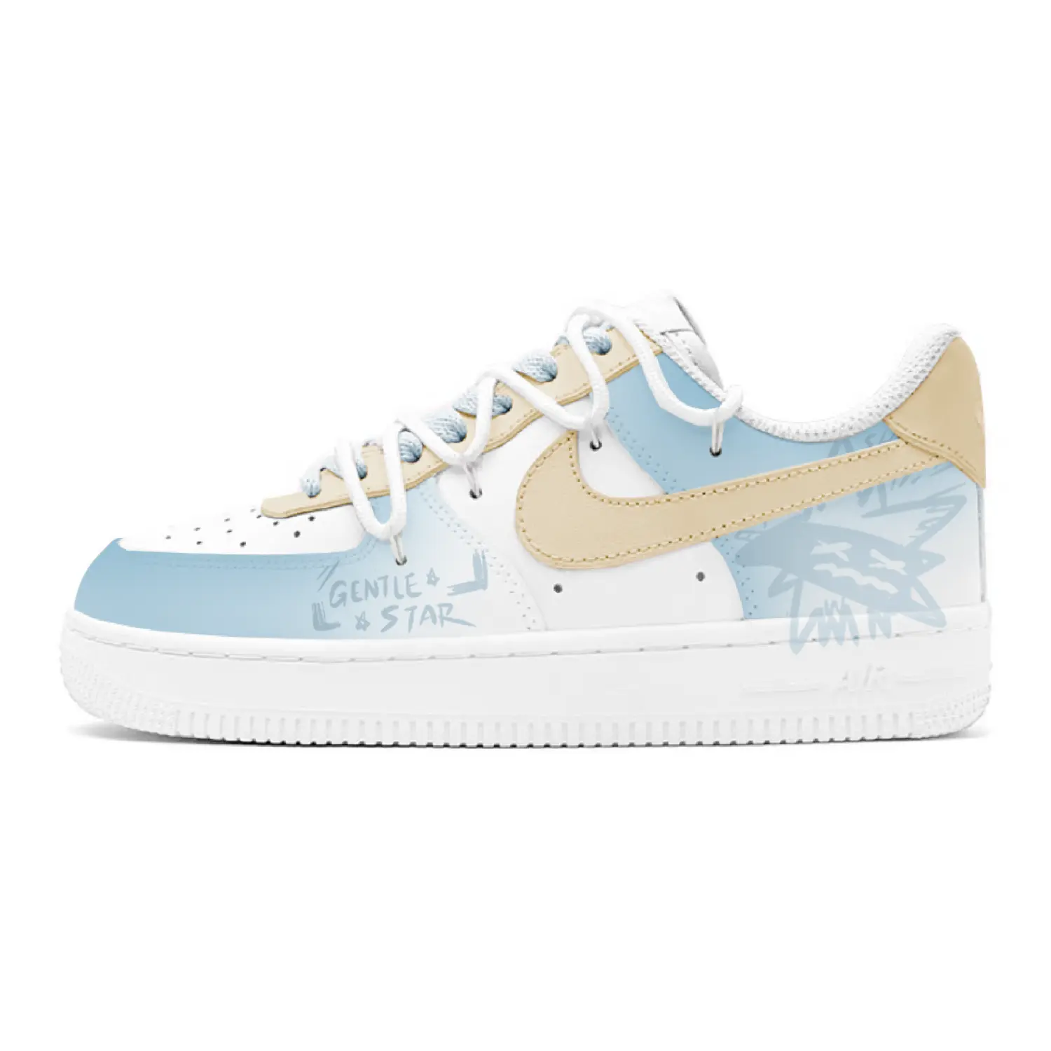 

Детские кроссовки для скейтбординга Air Force 1 для начальной школы Nike, белый