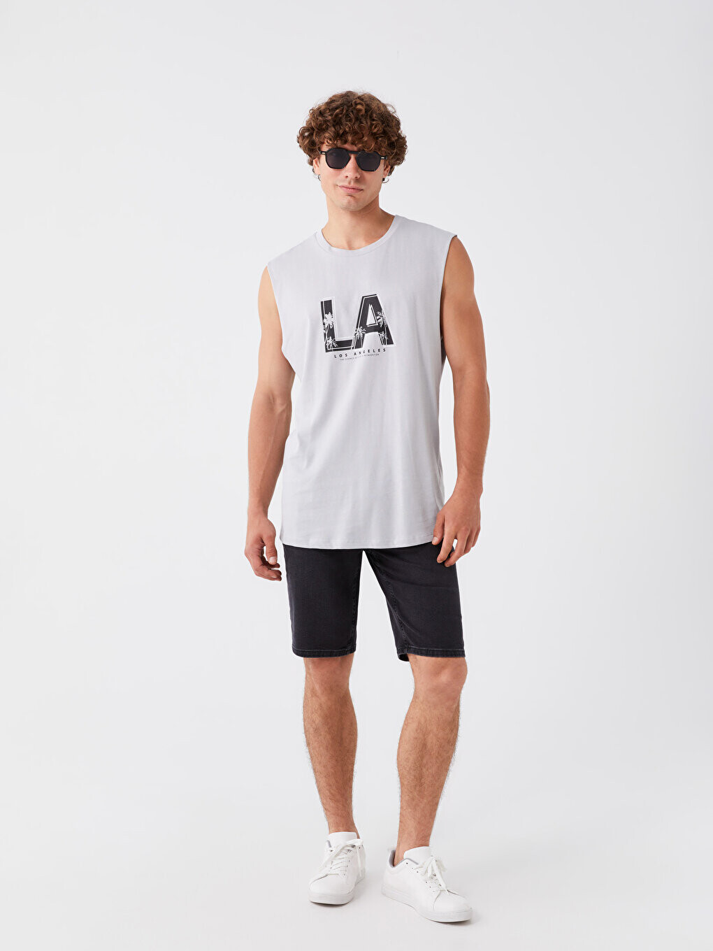 

Мужские джинсовые шорты Skinny Fit LCW Jeans, черное родео