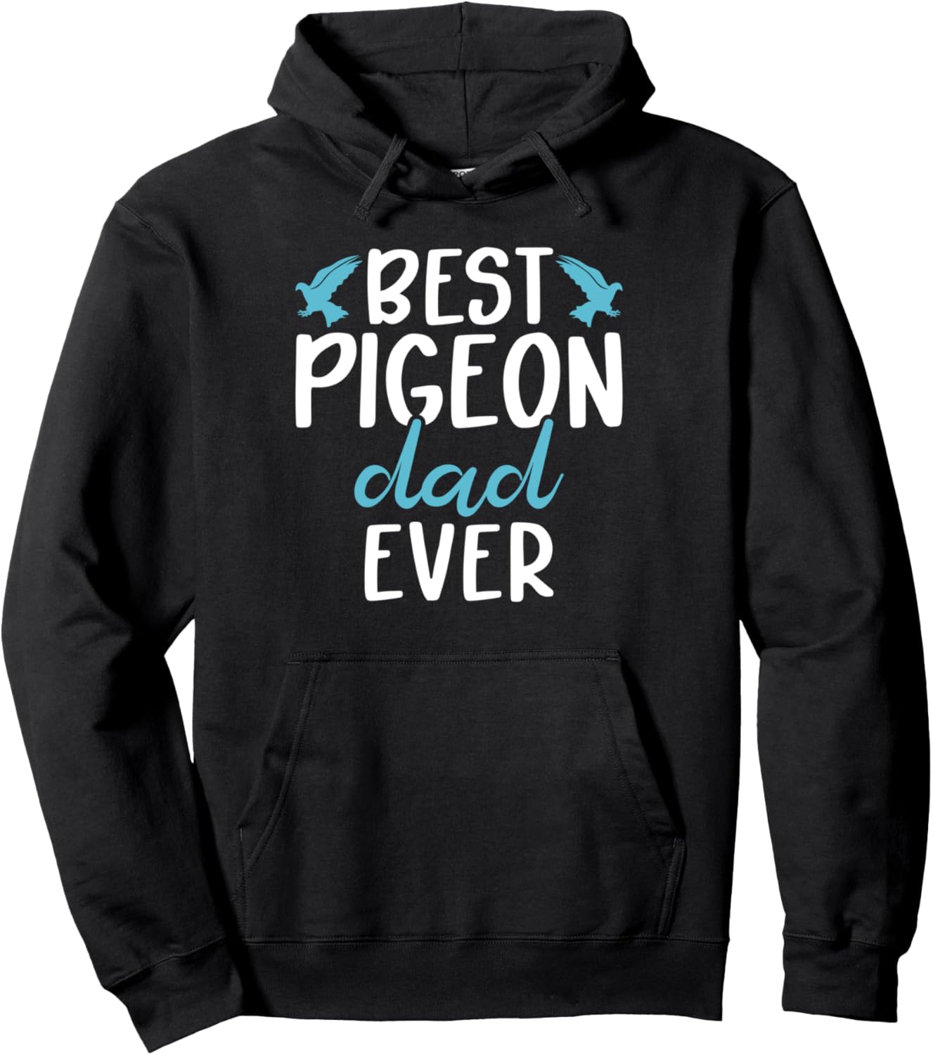 

Худи «Лучший папа-голубь на свете» Pigeon Gifts, черный