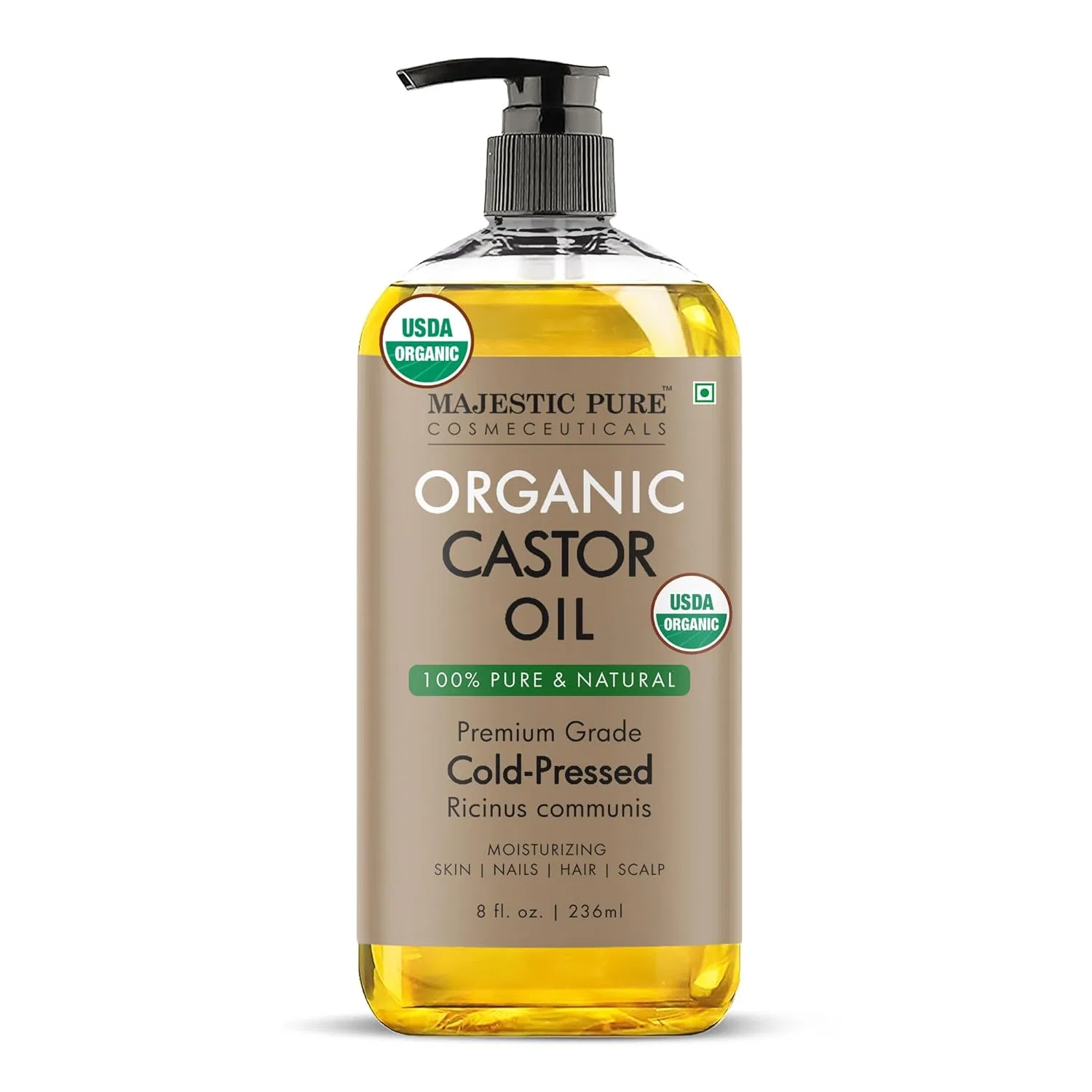 Органическое касторовое масло «Majestic Pure» 236 мл Majestic Pure