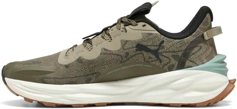 Мужские кроссовки для трейлраннинга PUMA Fast Trac Nitro 3 Trail - зеленые, зеленый — фото 3