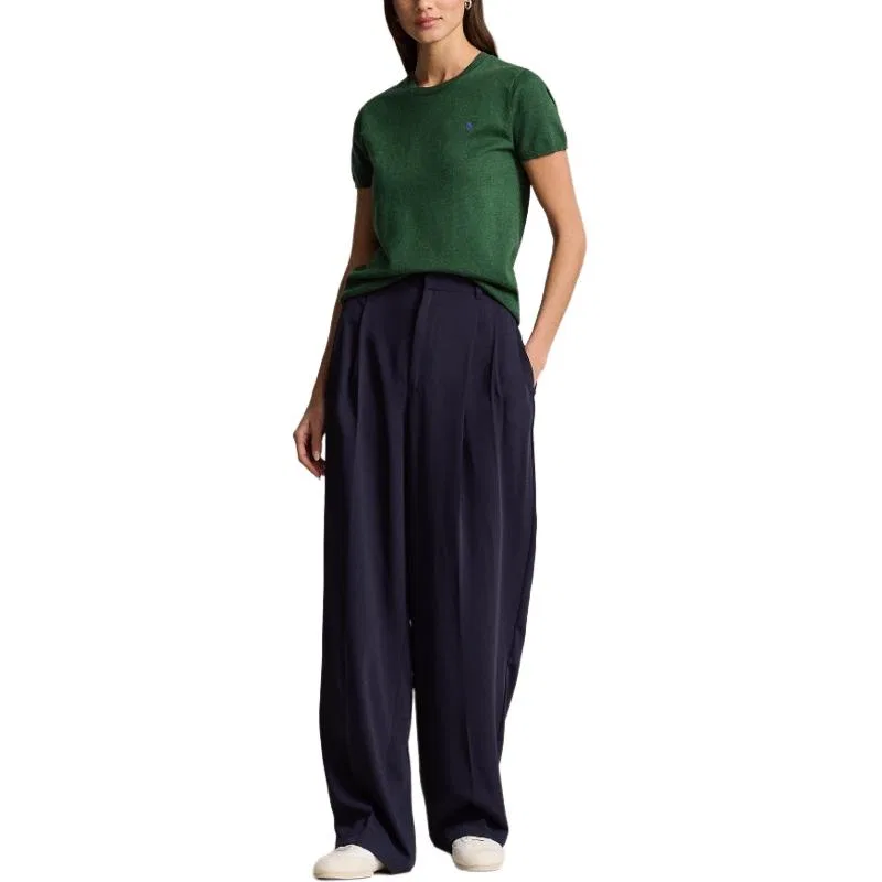 Футболка поло Polo Ralph Lauren зеленая — фото 3