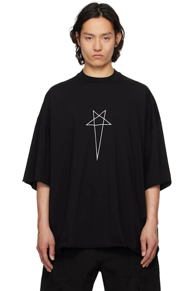 

Черная футболка Hollywood Tommy Rick Owens DRKSHDW