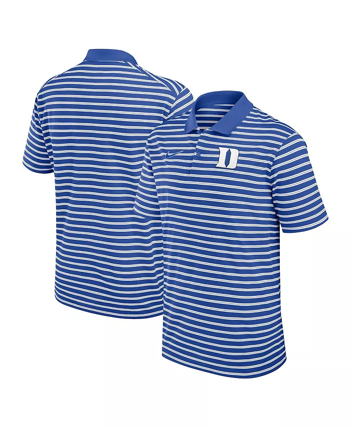 

Мужская полосатая поло Duke Blue Devils Primetime Victory Performance Nike, синий