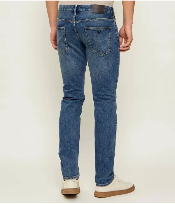 Джинсы J06 slim fit Emporio Armani, синий — фото 4