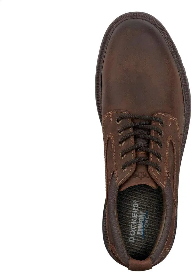 Туфли dockers Men's Warden Oxford, Red Brown — фото 2