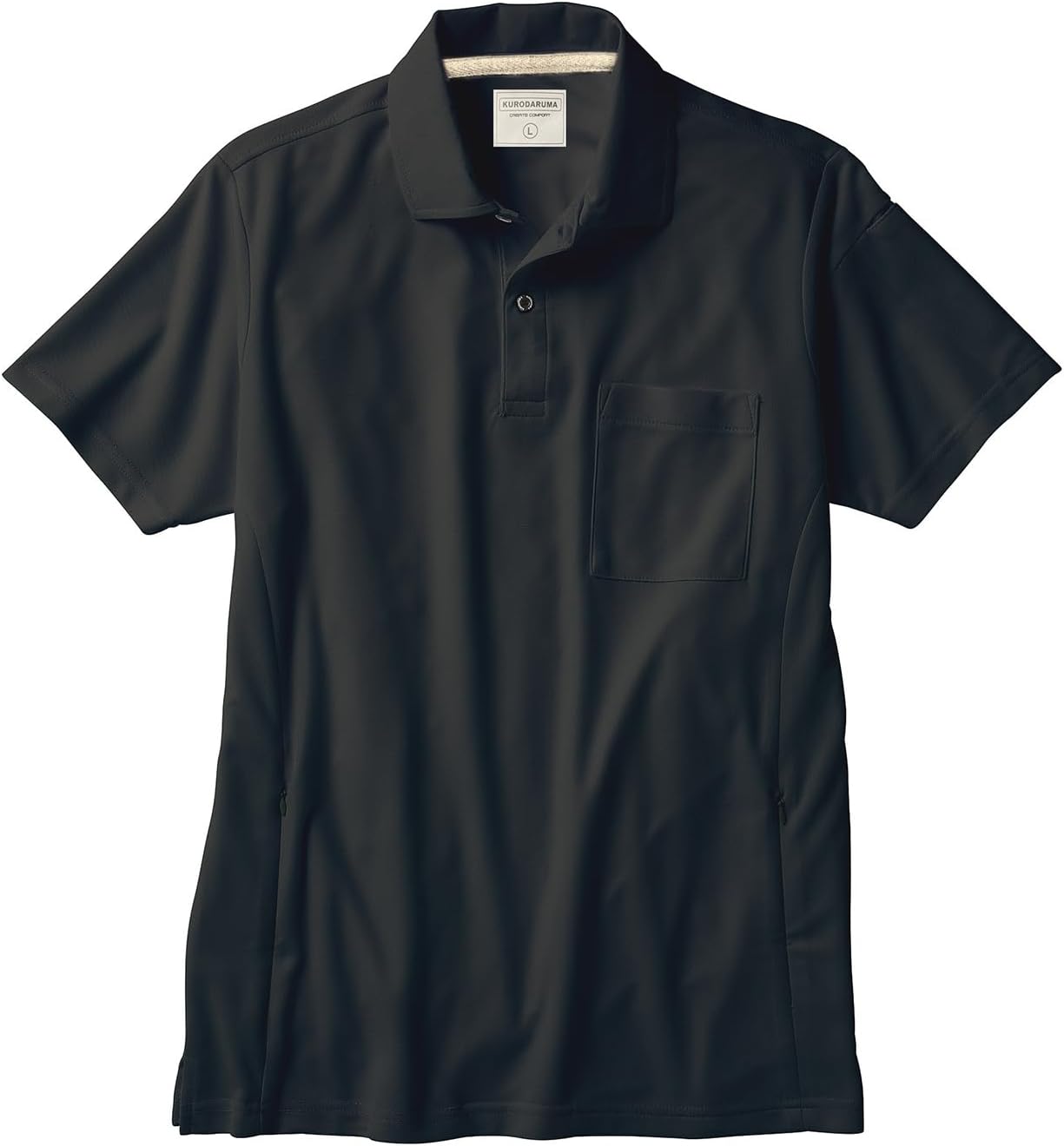 

Мужская поло-рубашка с коротким рукавом Kurodarma 26476 This Is The Daruma, черный