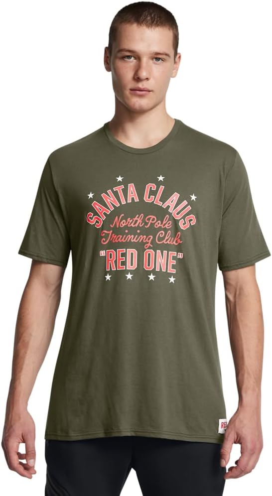 

Футболка с коротким рукавом Under Armour Men's Project Rock Red One North Pole Training Club, (390) Marine Od Green/White, Белый, Футболка с коротким рукавом Under Armour Men's Project Rock Red One North Pole Training Club, (390) Marine Od Green/White