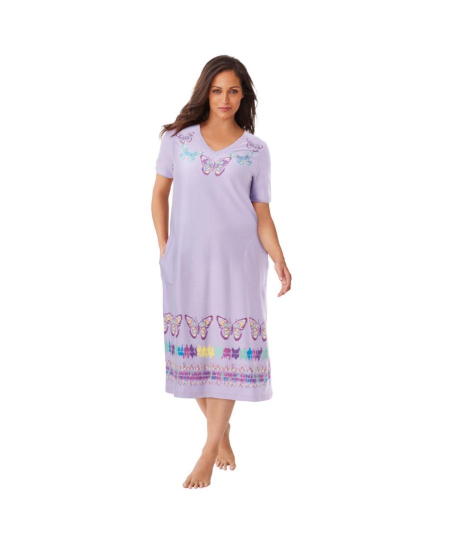 

Женская короткая футболка-домик Dreams & Co, Pretty orchid butterfly, Фиолетовый, Женская короткая футболка-домик Dreams & Co, Pretty orchid butterfly