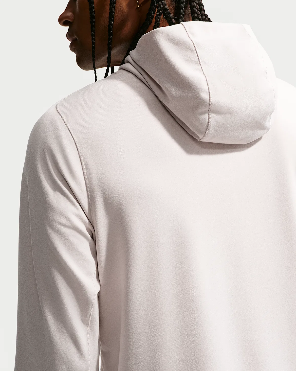 Мужская спортивная куртка Nike Primary NanoKnit Dri-FIT с защитой от ультрафиолета, Light Orewood Brown/Sail/Heather/Light Orewood Brown — фото 2