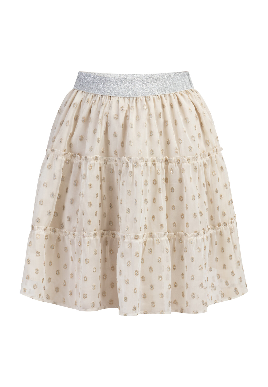 

Юбка до колена faina Mini, цвет Wollweiss mit Goldenen Punkten