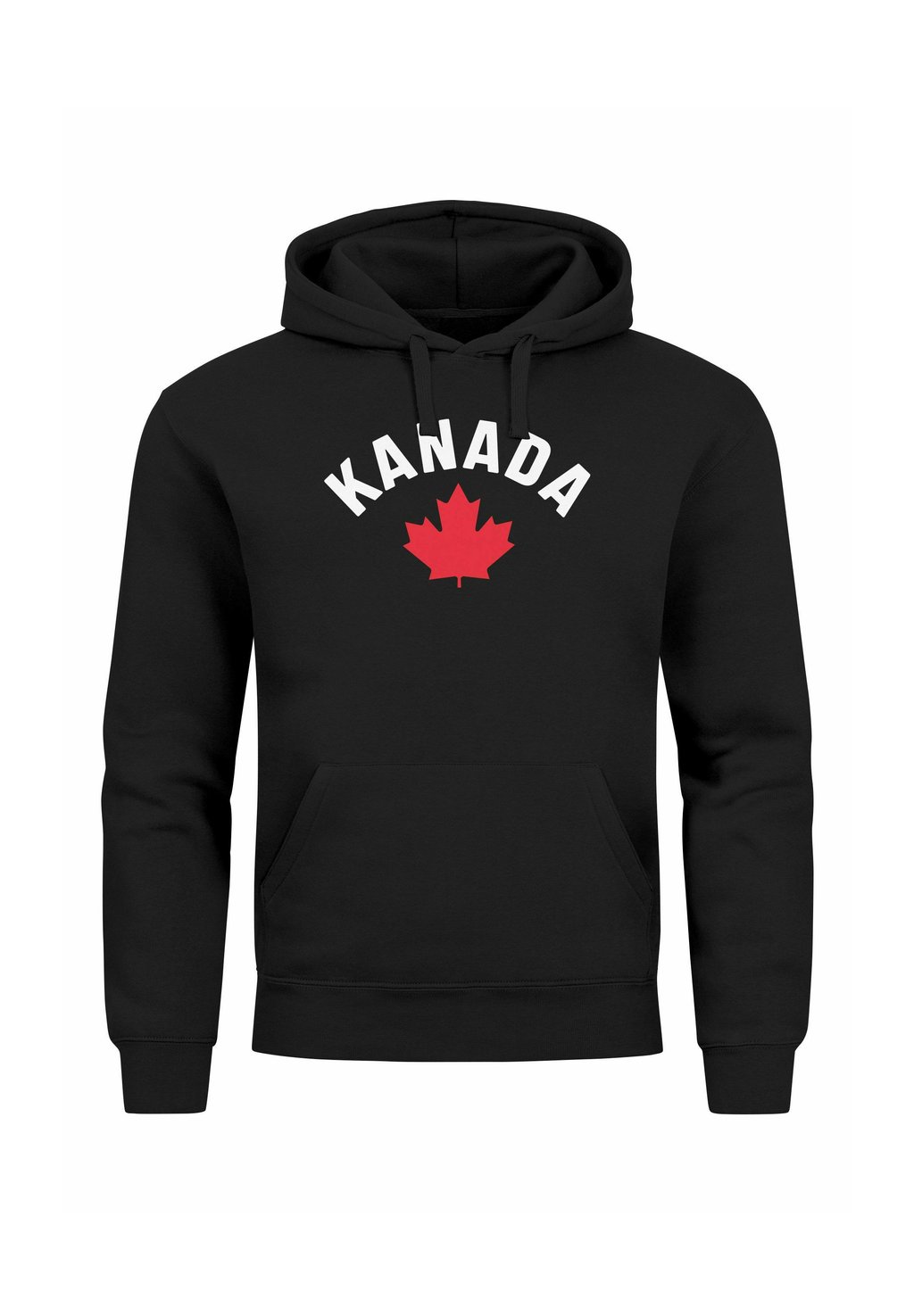 

Толстовка с капюшоном KANADA FLAGGE AHORNBLATT SCHRIFTZUG AUFSCHRIFT GRAFIK FASHION STREETSTYLE Neverless, черный