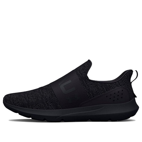 

Кроссовки surge 3 slip 'triple black' Under Armour, черный