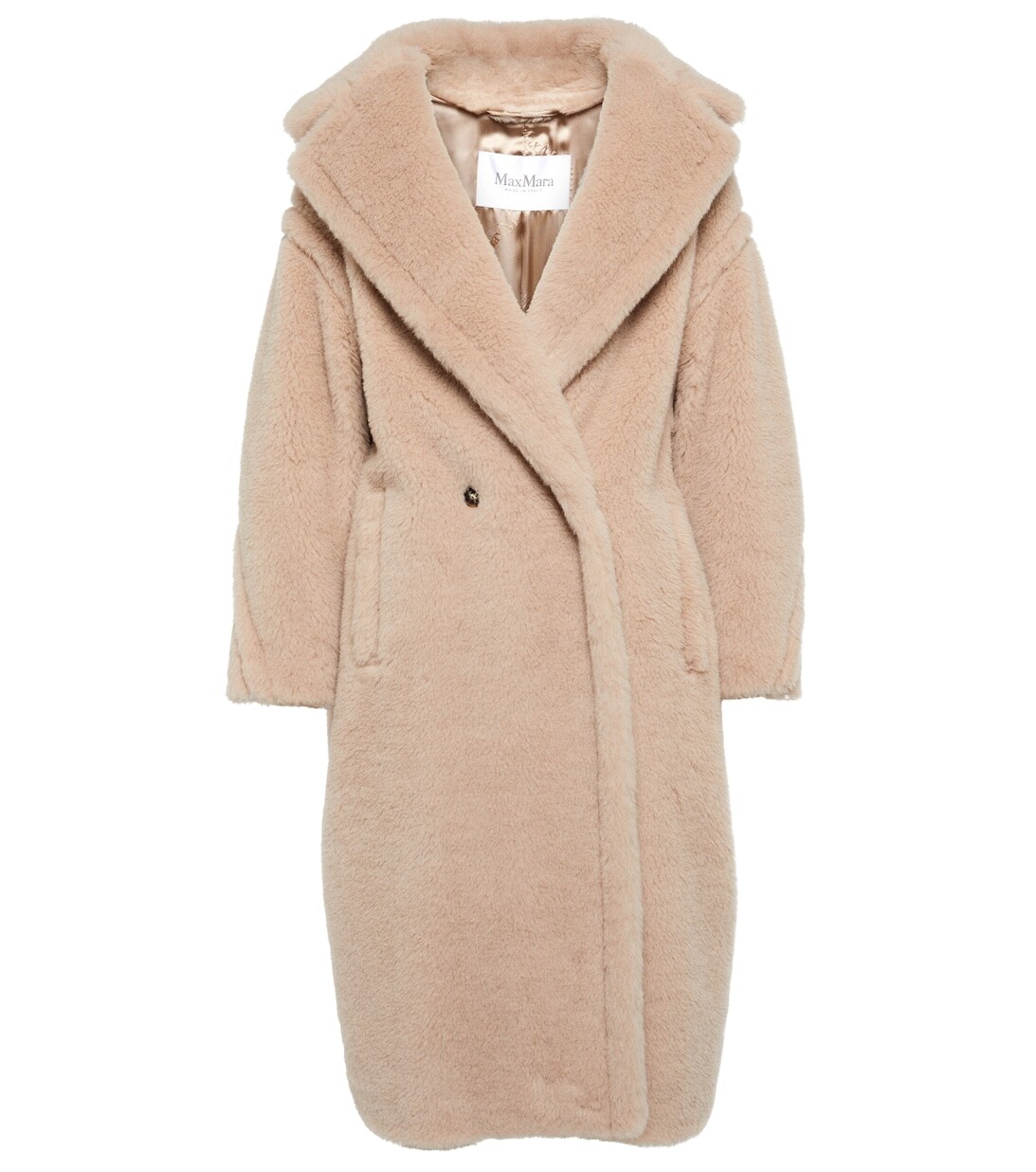 

Пальто Tedgirl из смесовой альпаки MAX MARA, розовый