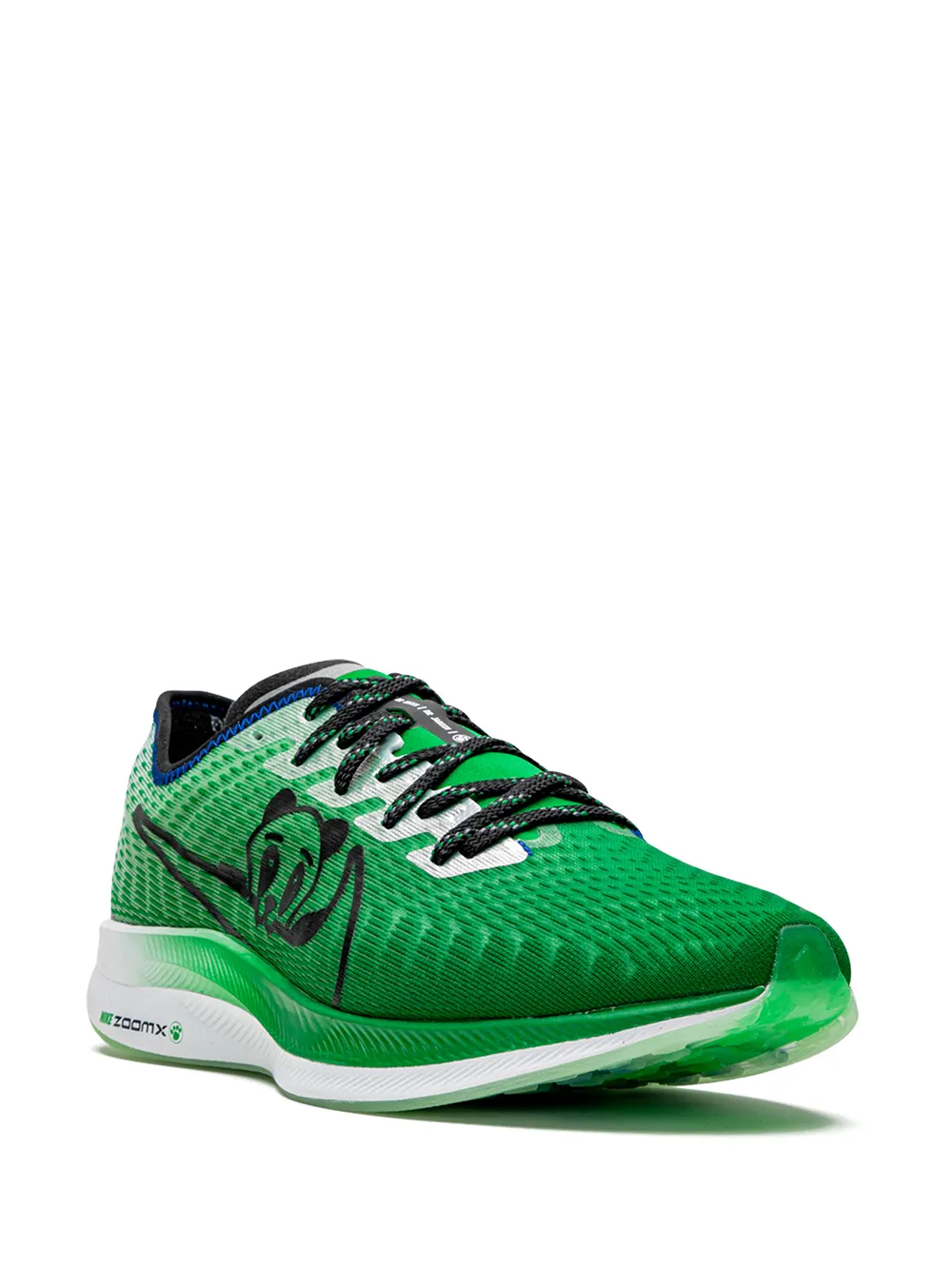 Кроссовки 2019 Zoom Pegasus Turbo 2 из коллаборации с Doernbecher Nike, зеленый — фото 2