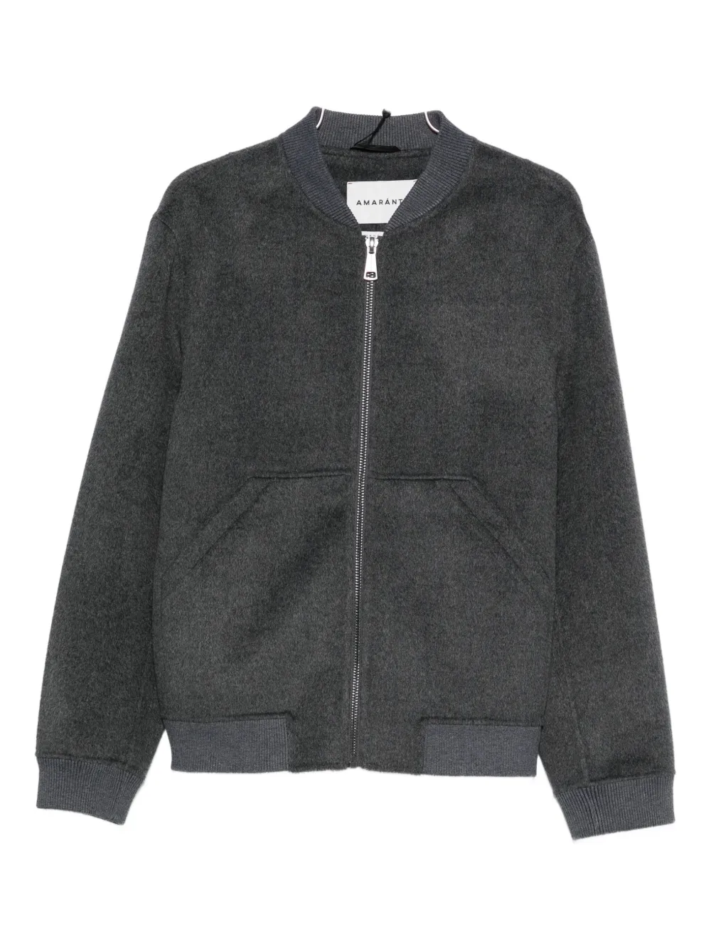 

Бомбер на молнии Amaranto, серый