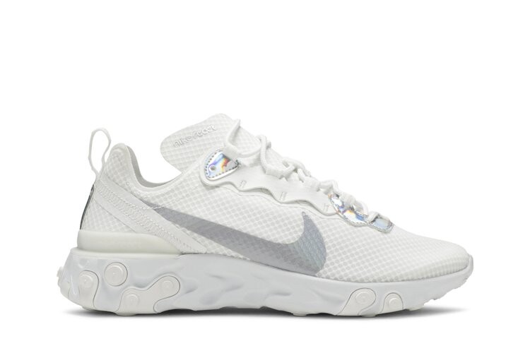 

Кроссовки Nike Wmns React Element 55 'White Iridescent', белый