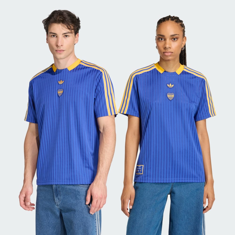 

Джерси Adidas Boca Juniors Terrace Icons Jersey, цвет Semi Lucid Blue
