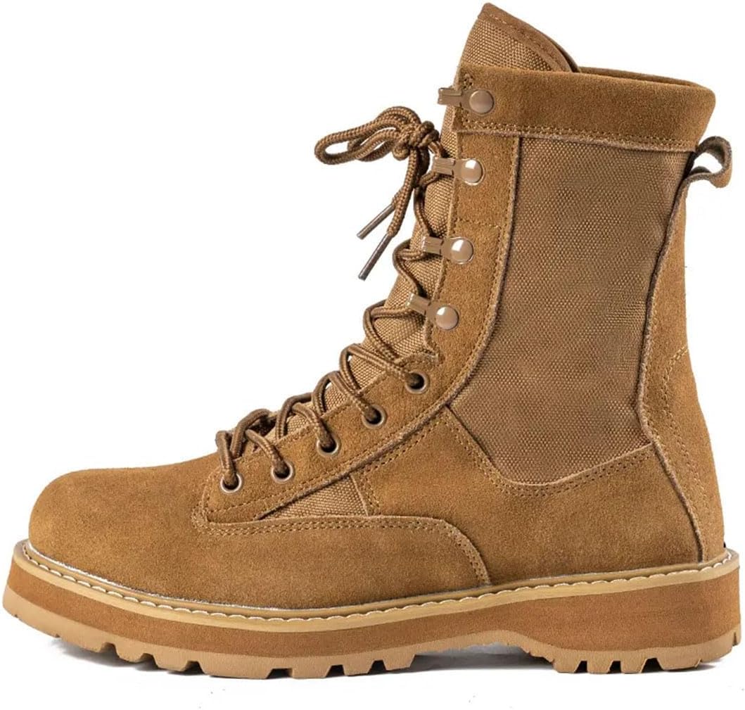 

Мужские тактические походные ботинки до щиколотки, рабочая обувь Generic, коричневый