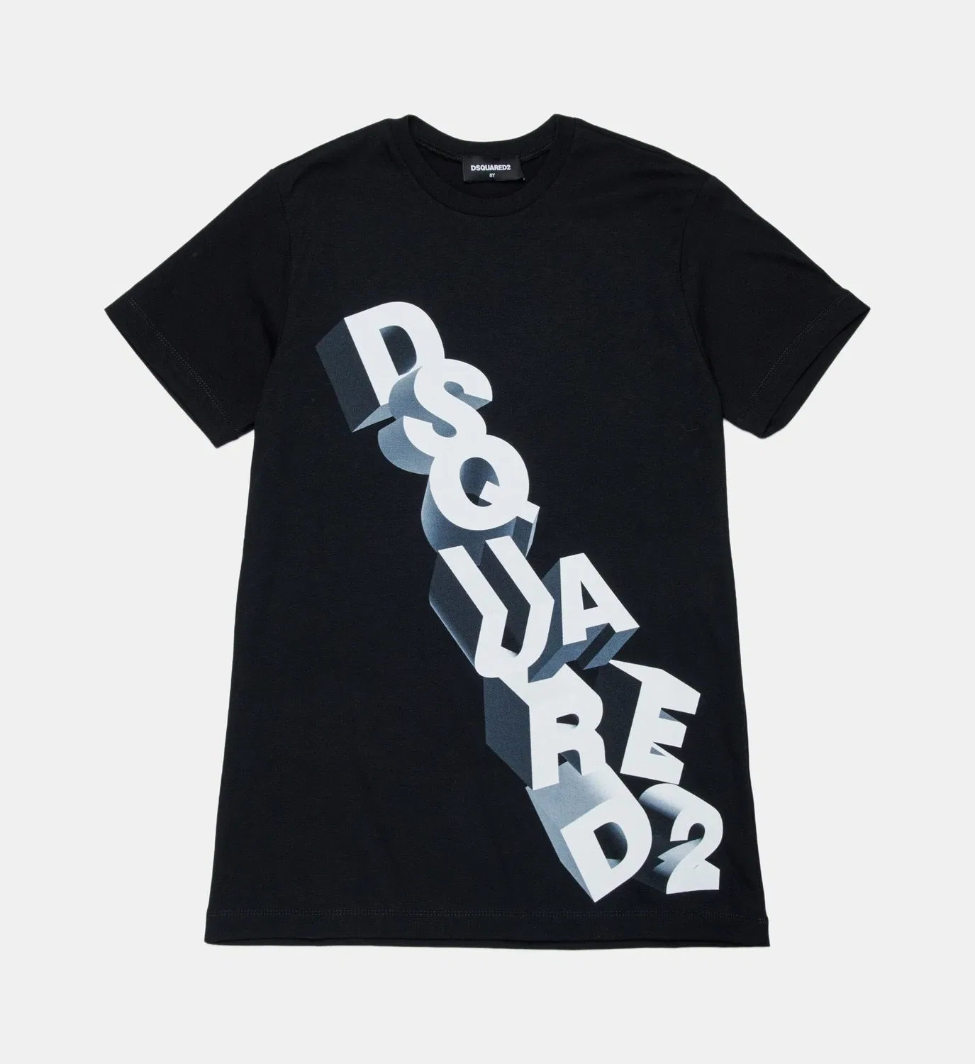 Футболка с логотипом спереди DSQUARED2, черный