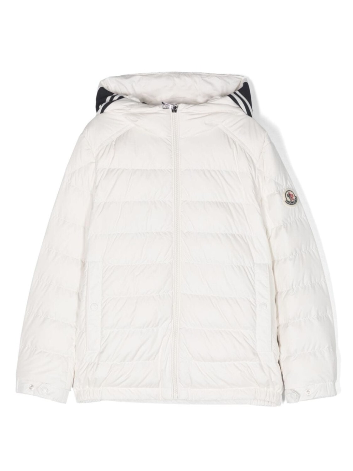 

Moncler Enfant пуховик Cornour с капюшоном, белый