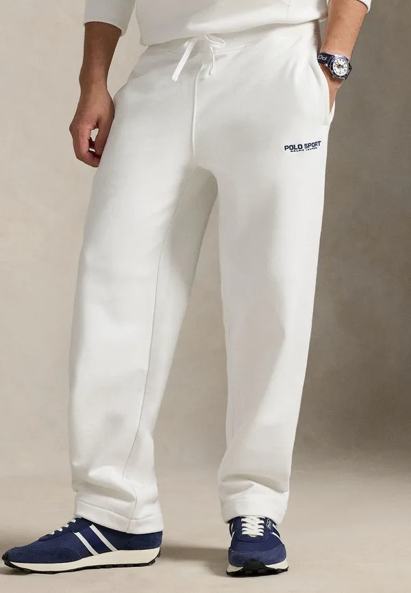 Спортивные брюки-комбинезон polo из флиса свободного кроя. Polo Ralph Lauren, White
