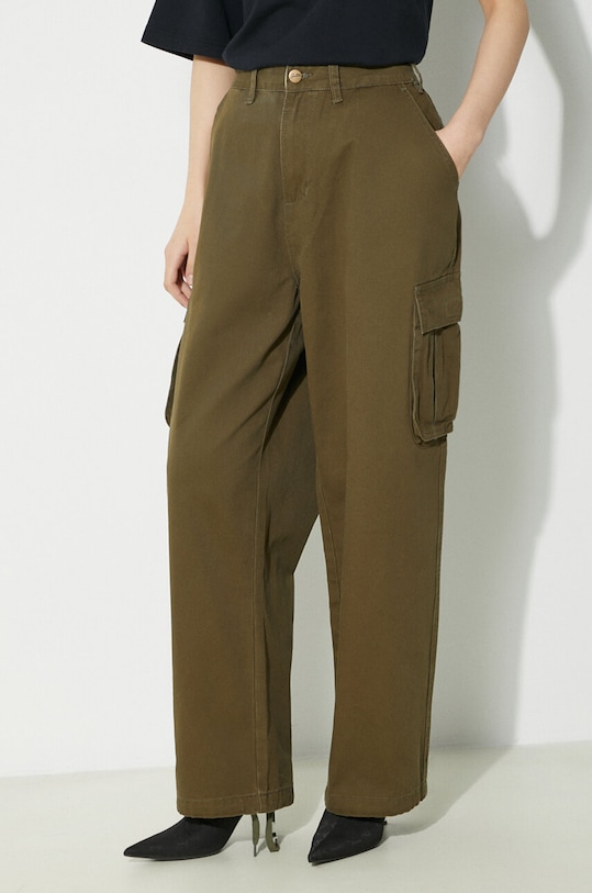 

Хлопковые брюки Field Butter Goods, зеленый