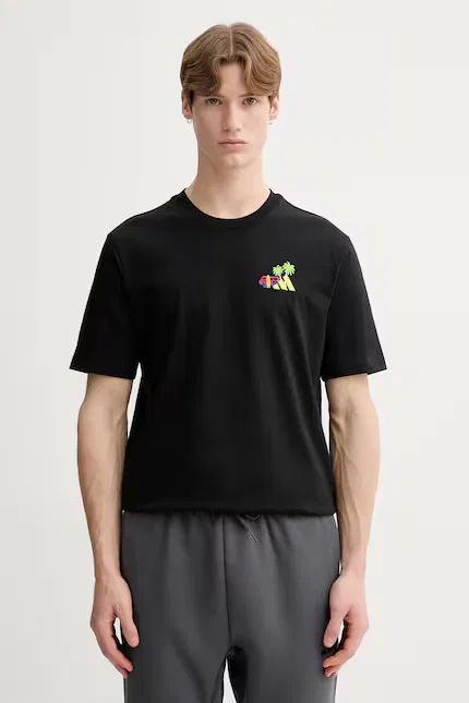 Футболка хлопковая Mini Surf Adidas, черный