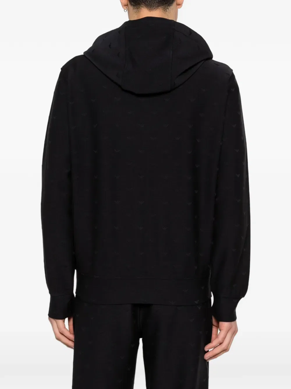 Толстовка на молнии Emporio Armani, синий — фото 4
