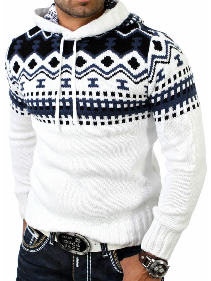 

Пуловер RESLAD Strickpullover Norweger, белый