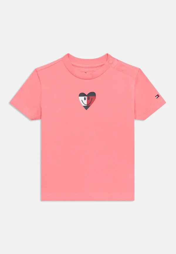 Футболка с принтом в виде смайлика Tommy Hilfiger, Tropical Blush