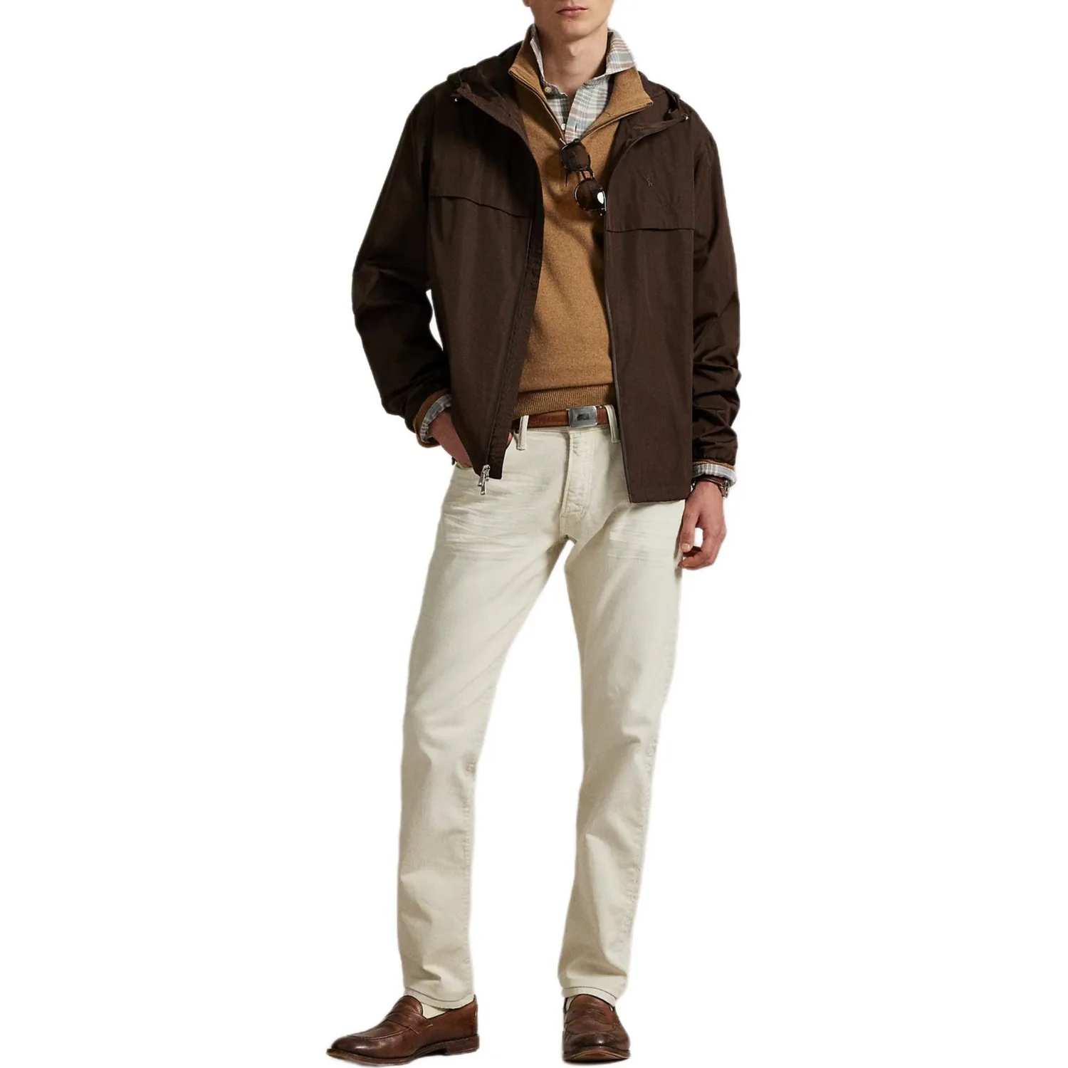Легкая худи-куртка Polo Ralph Lauren, umber — фото 3
