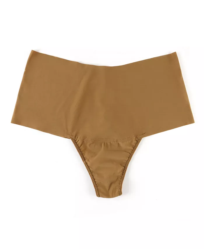 

Женские дышащие стринги с высокой талией 6J1921B Hanky Panky, коричневый/бежевый